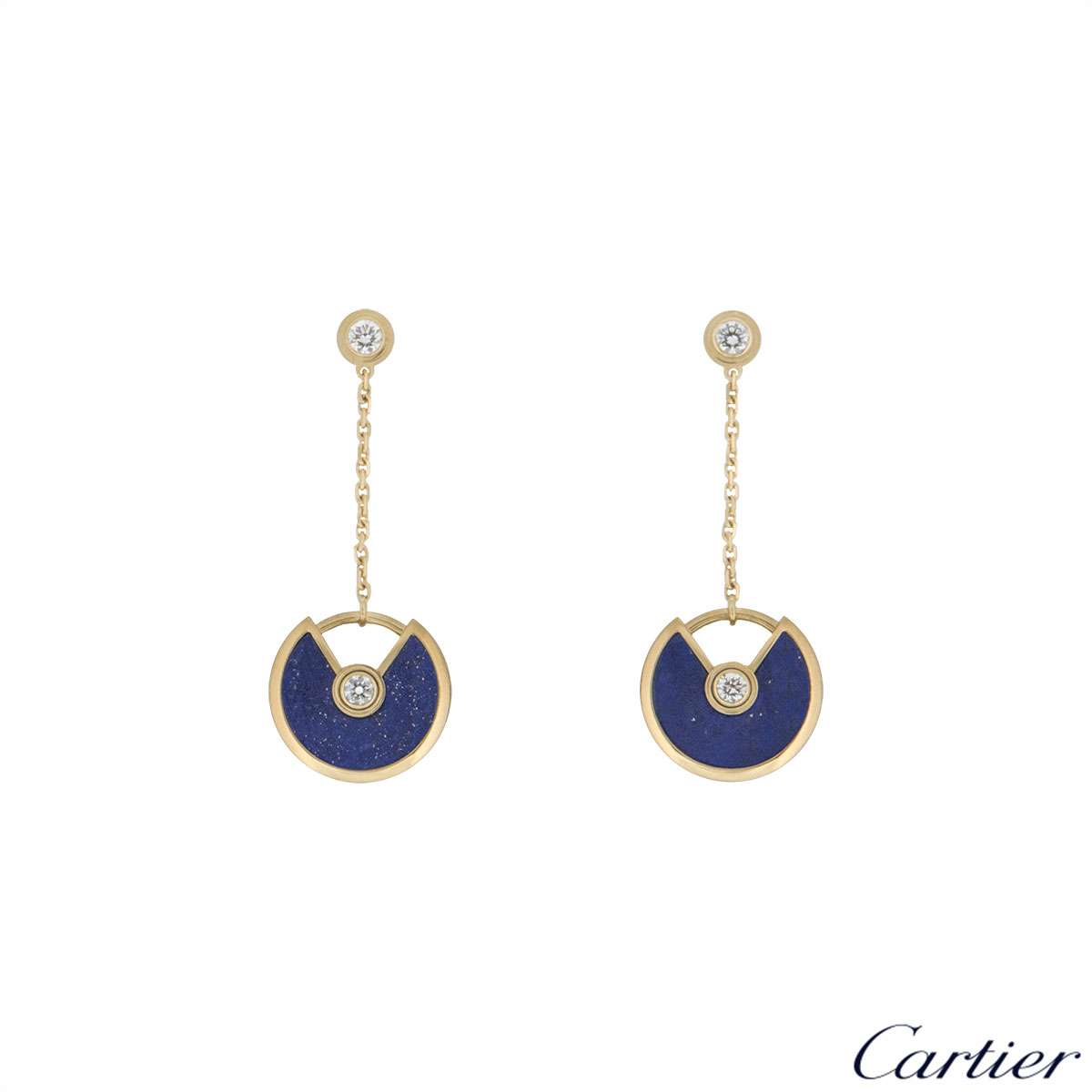 cartier amulette earrings